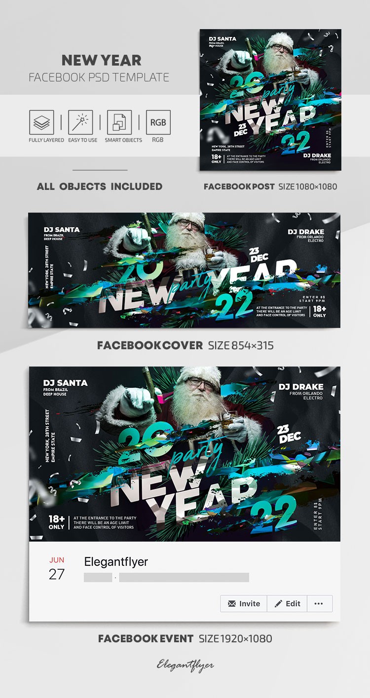 Año Nuevo by ElegantFlyer