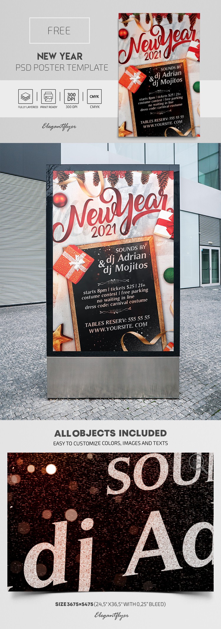 New Year Poster by ElegantFlyer