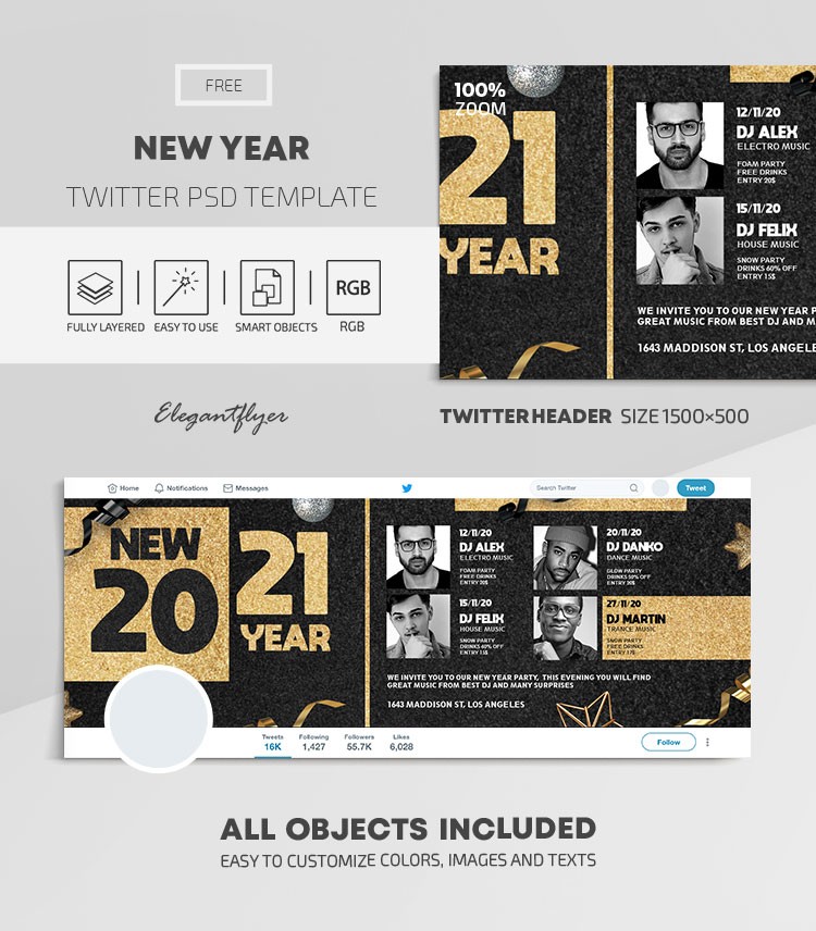 "Twitter del nuovo anno" by ElegantFlyer