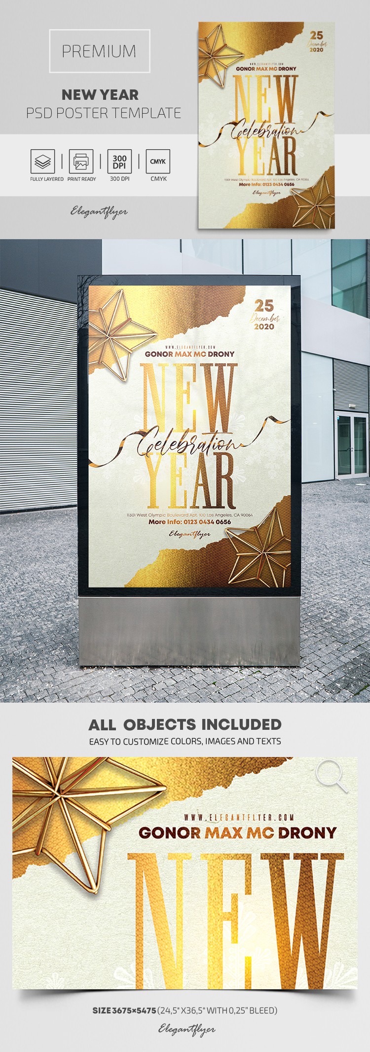 New Year Poster by ElegantFlyer