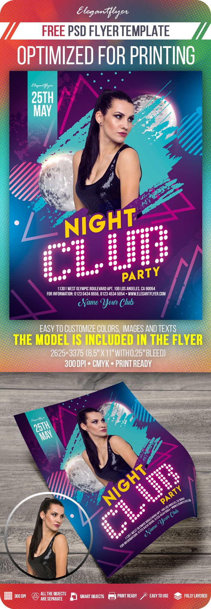 Fiesta de Club Nocturno by ElegantFlyer