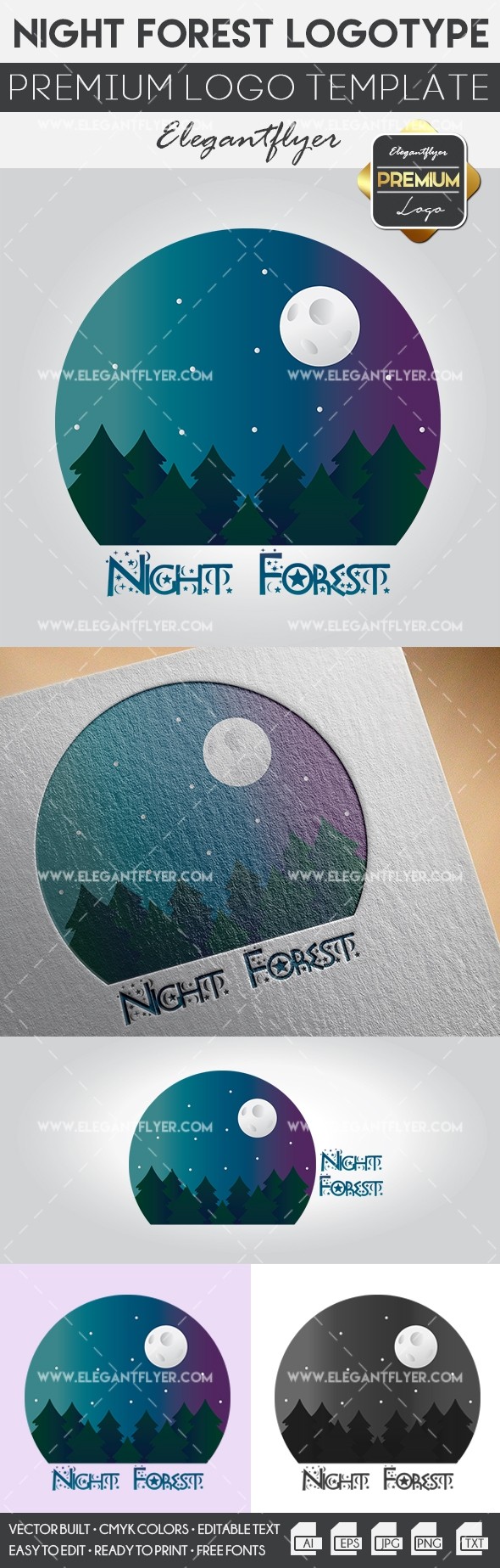 Night Forest by ElegantFlyer