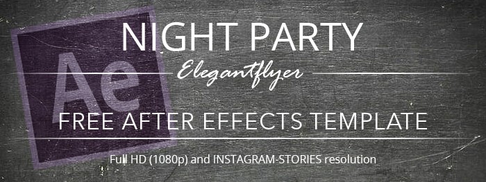 Party di notte After Effects by ElegantFlyer