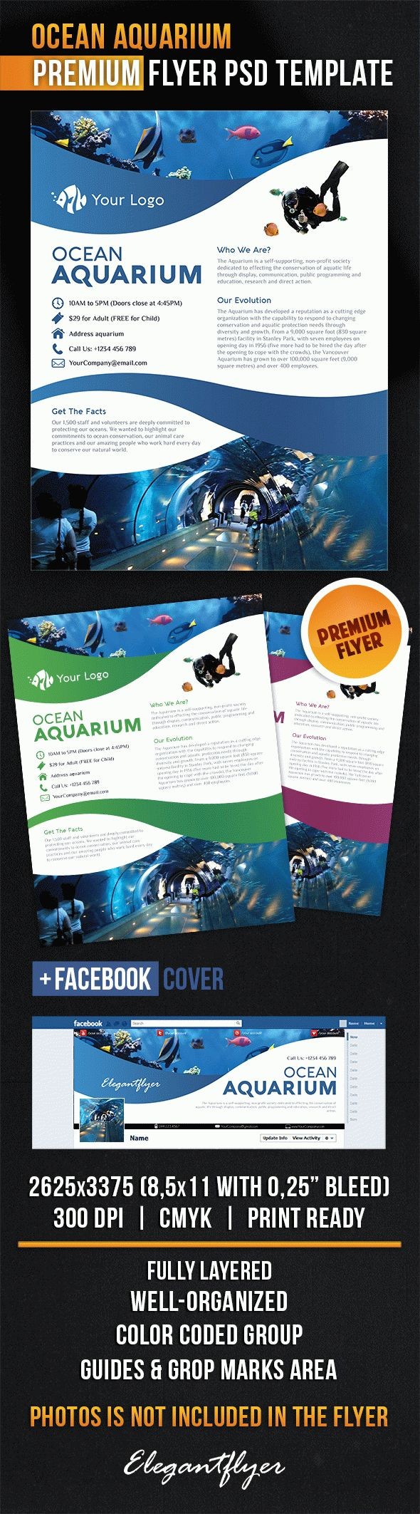 Ocean Aquarium by ElegantFlyer