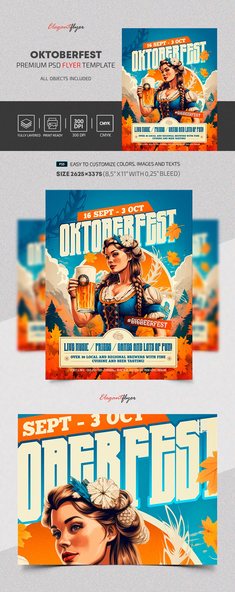 Oktoberfest Plakat by ElegantFlyer