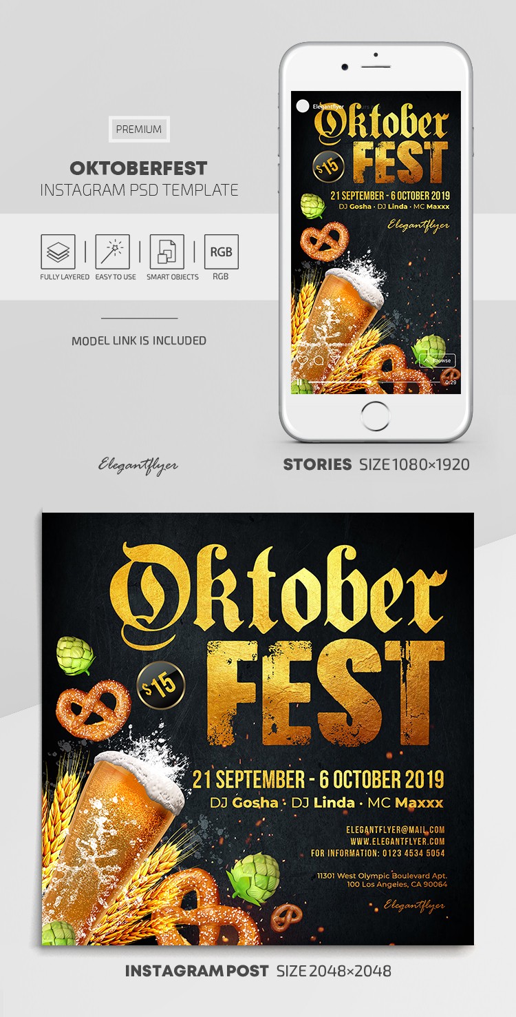 Oktoberfest Instagram by ElegantFlyer