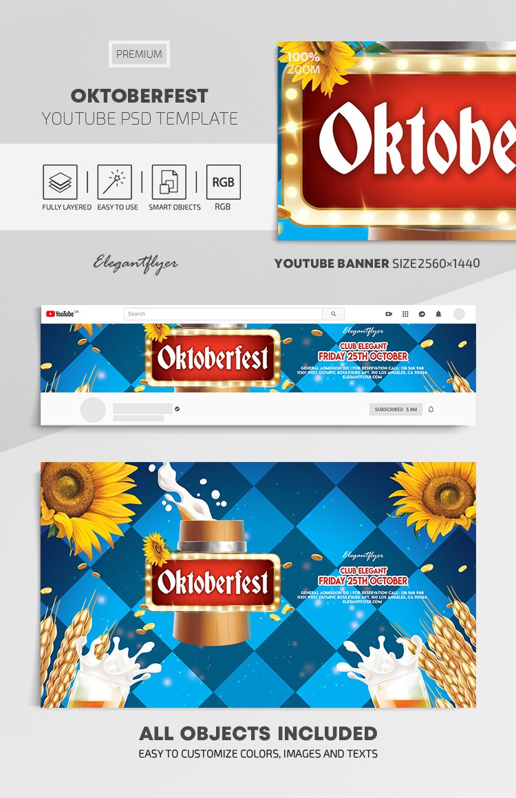 Oktoberfest Youtube. by ElegantFlyer