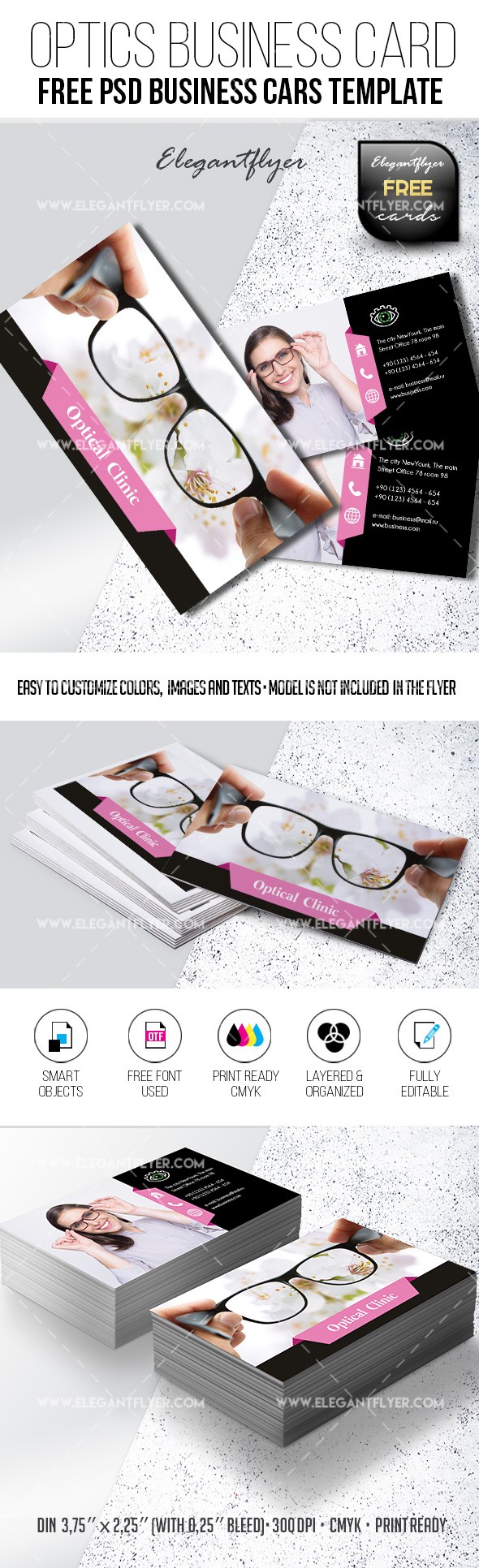 Optik Visitenkarte by ElegantFlyer