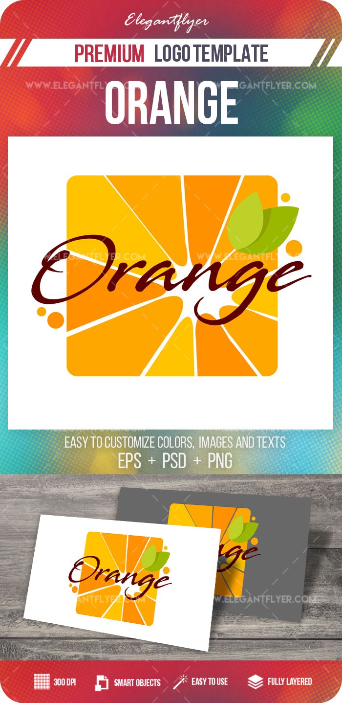 橙色徽标 by ElegantFlyer