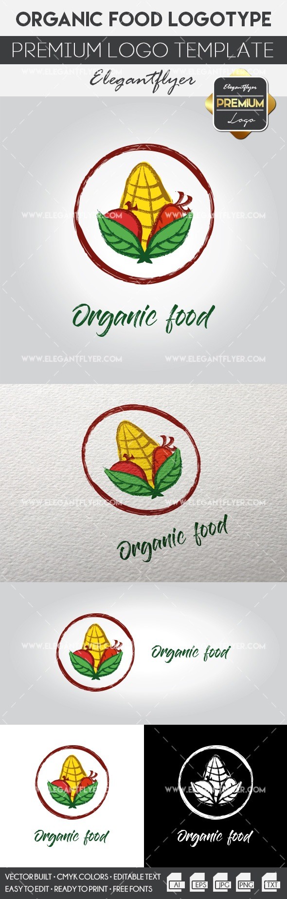 Żywność organiczna by ElegantFlyer