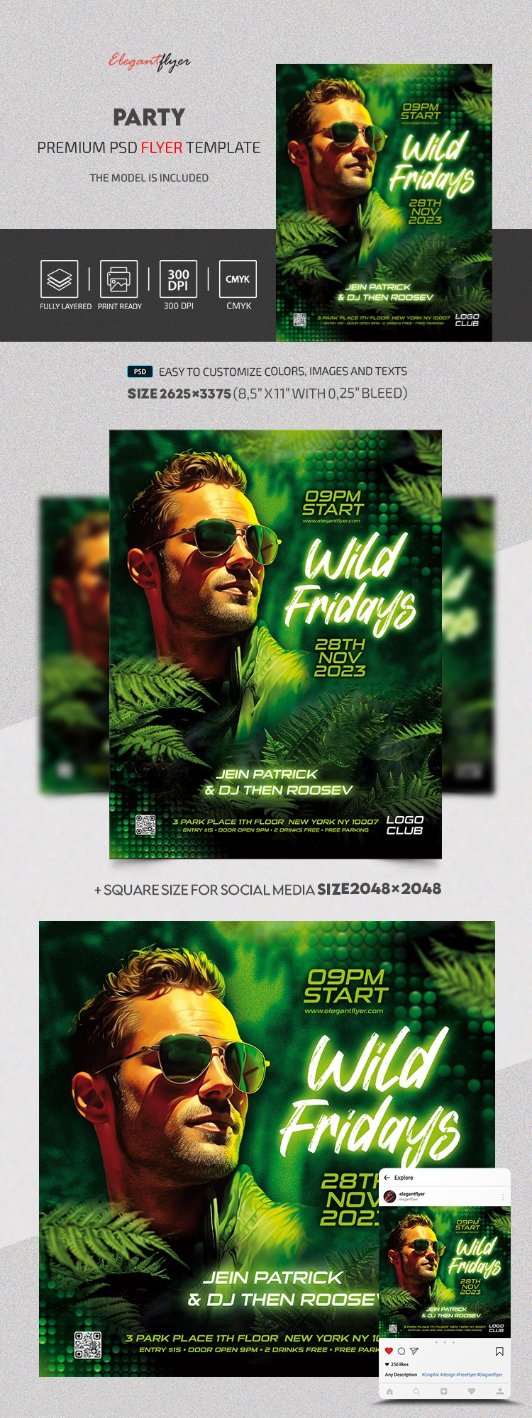 Wild Fridays Party by ElegantFlyer