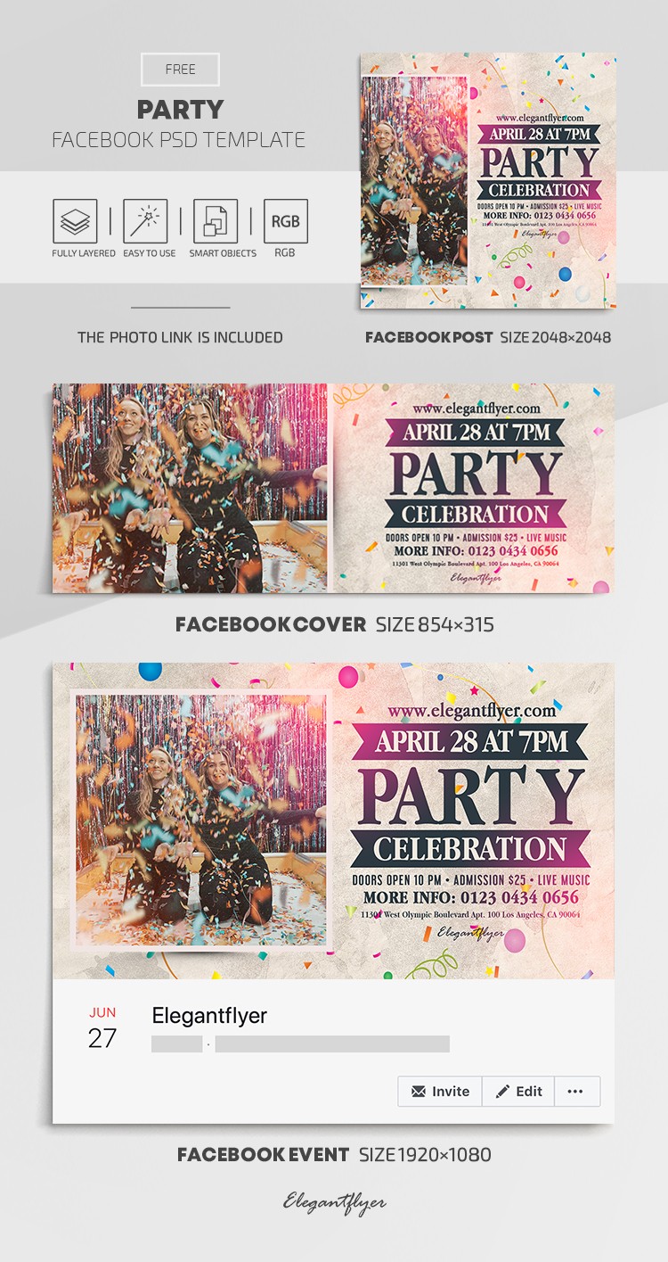 Party Facebook by ElegantFlyer