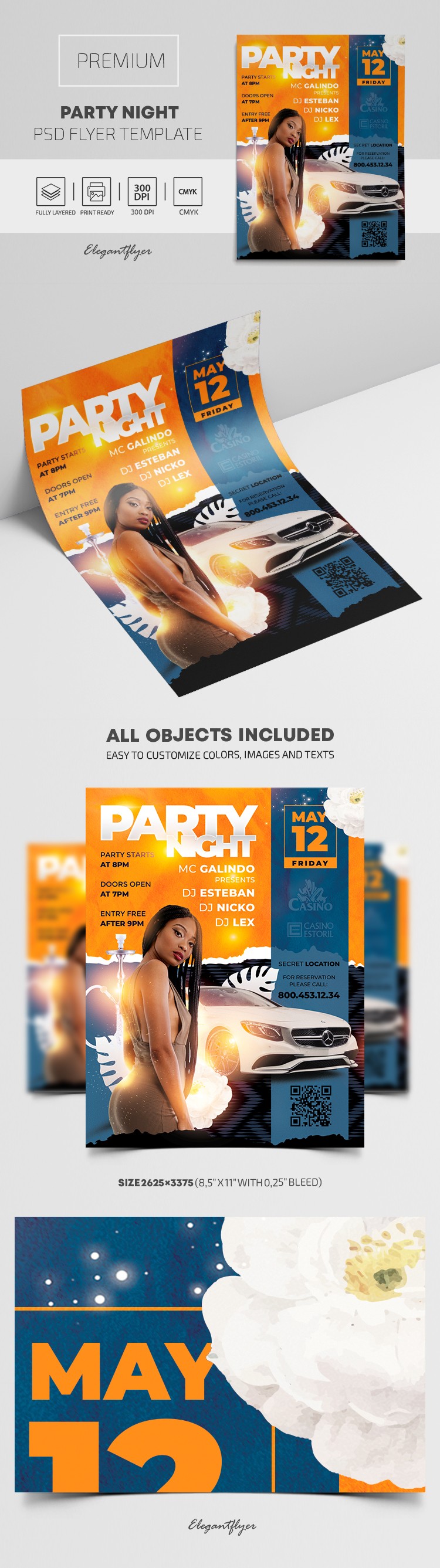Party Night Flyer by ElegantFlyer