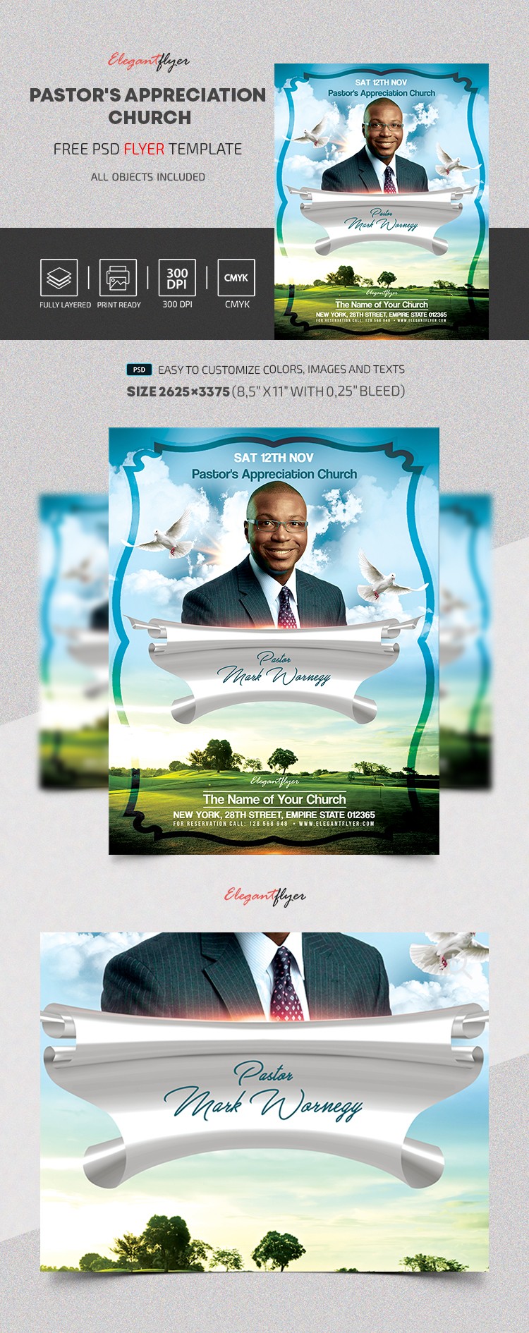 Pastor's Appreciation Church by ElegantFlyer