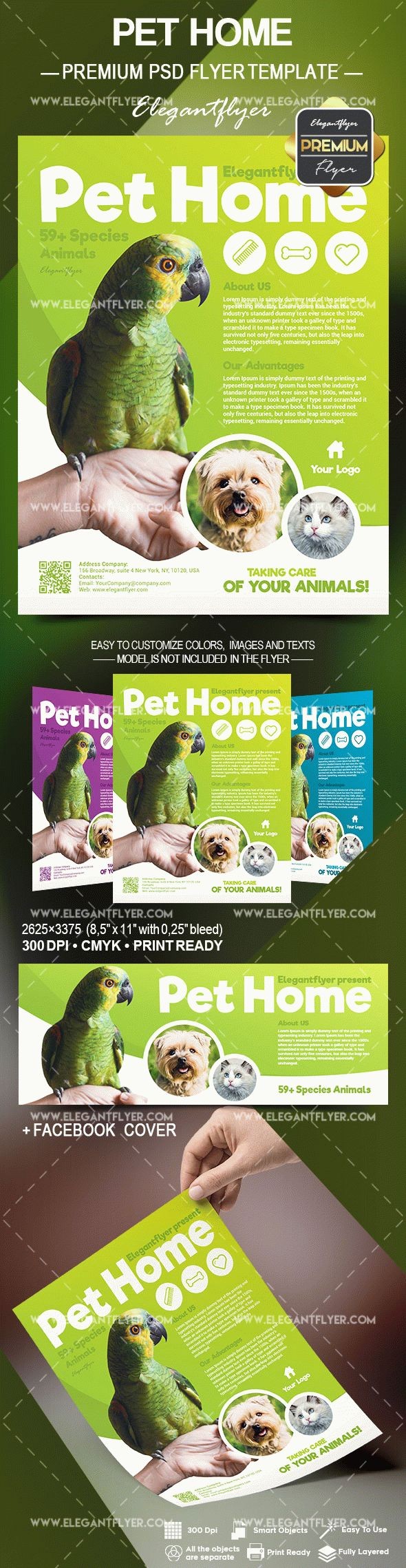 Pet Home -> Dom dla zwierząt by ElegantFlyer
