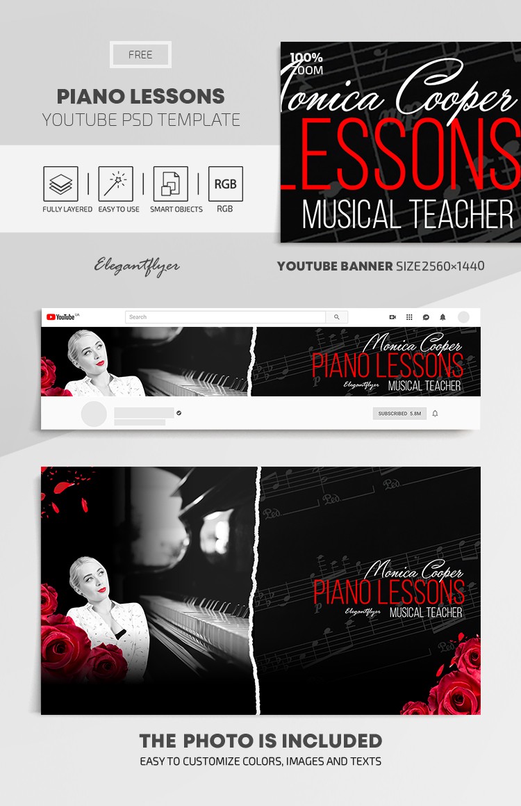 Piano Lessons Youtube by ElegantFlyer