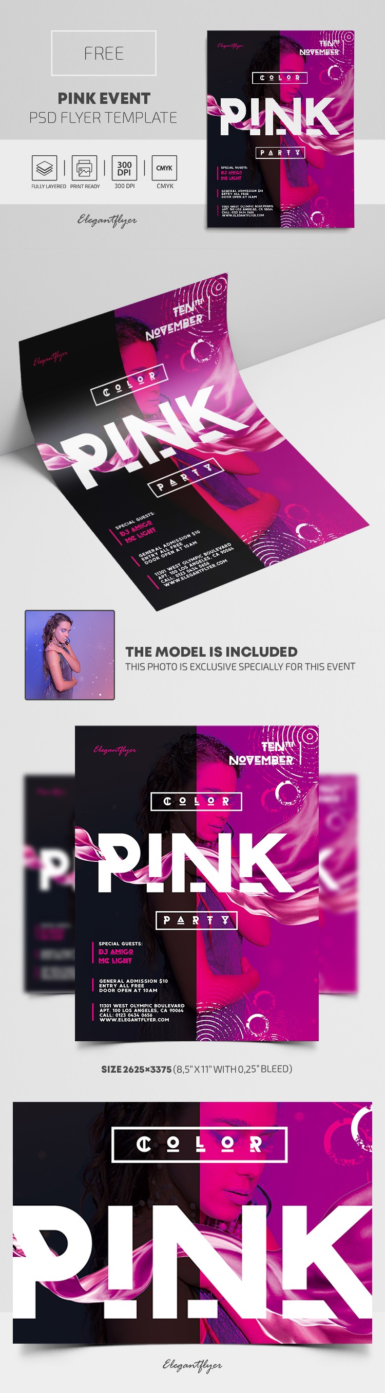 Pink Event by ElegantFlyer