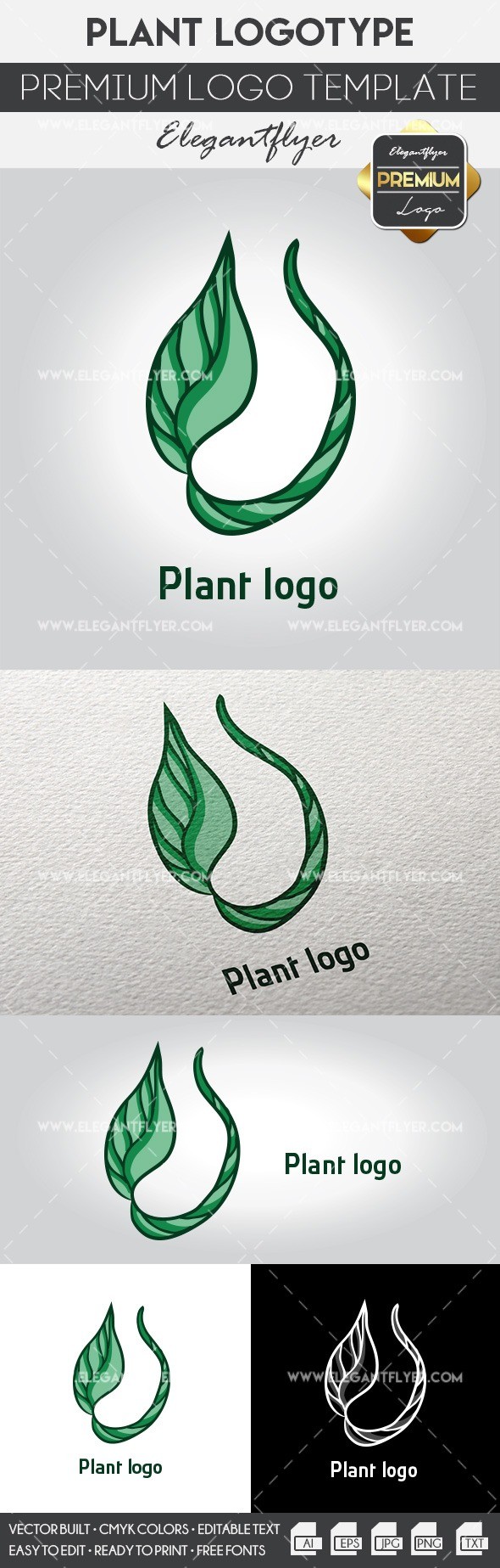Plant Logo by ElegantFlyer