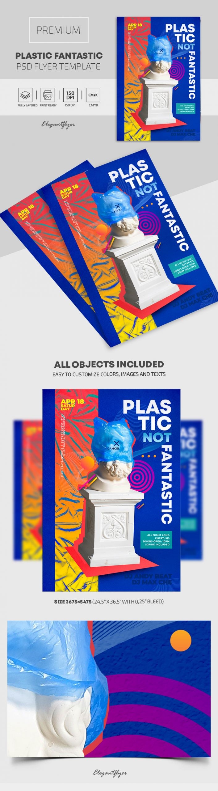 Plastic Fantastic Poster by ElegantFlyer