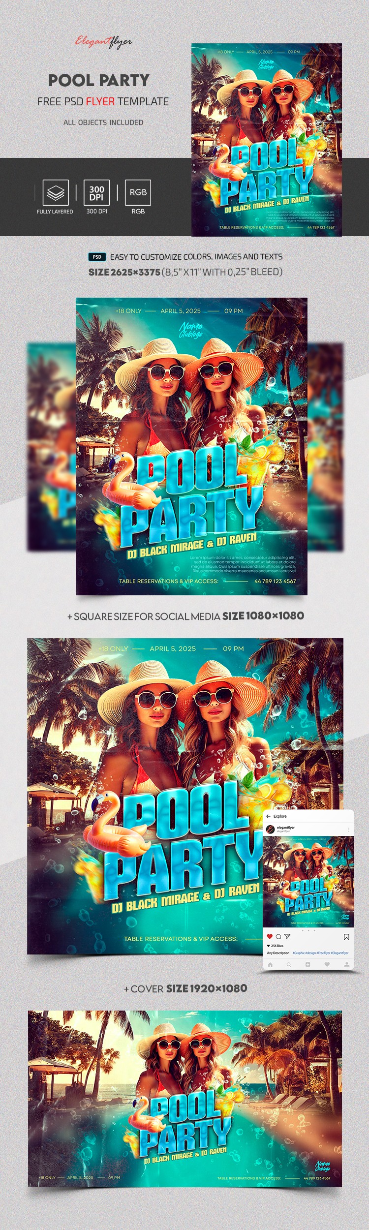 Festa na Piscina by ElegantFlyer Festa na Piscina by ElegantFlyer