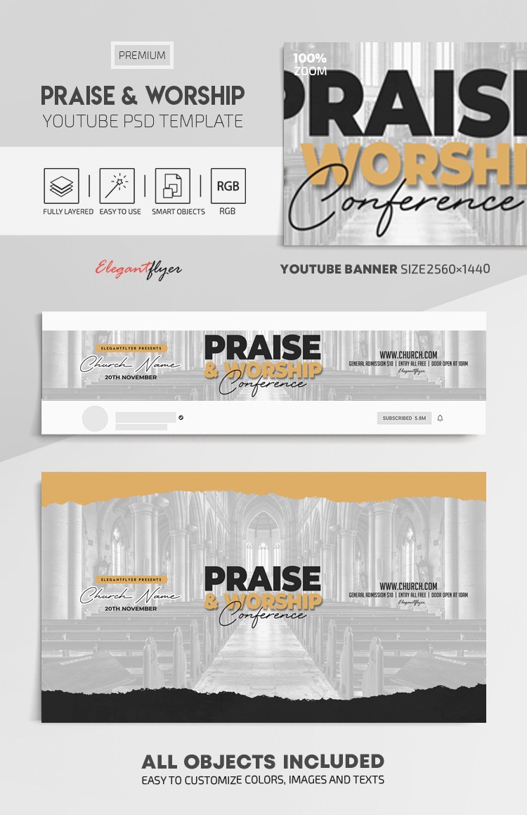 Praise and Worship Youtube by ElegantFlyer