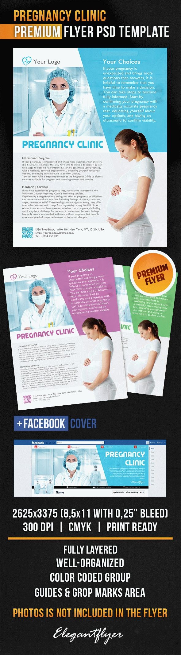 Clinica di gravidanza by ElegantFlyer