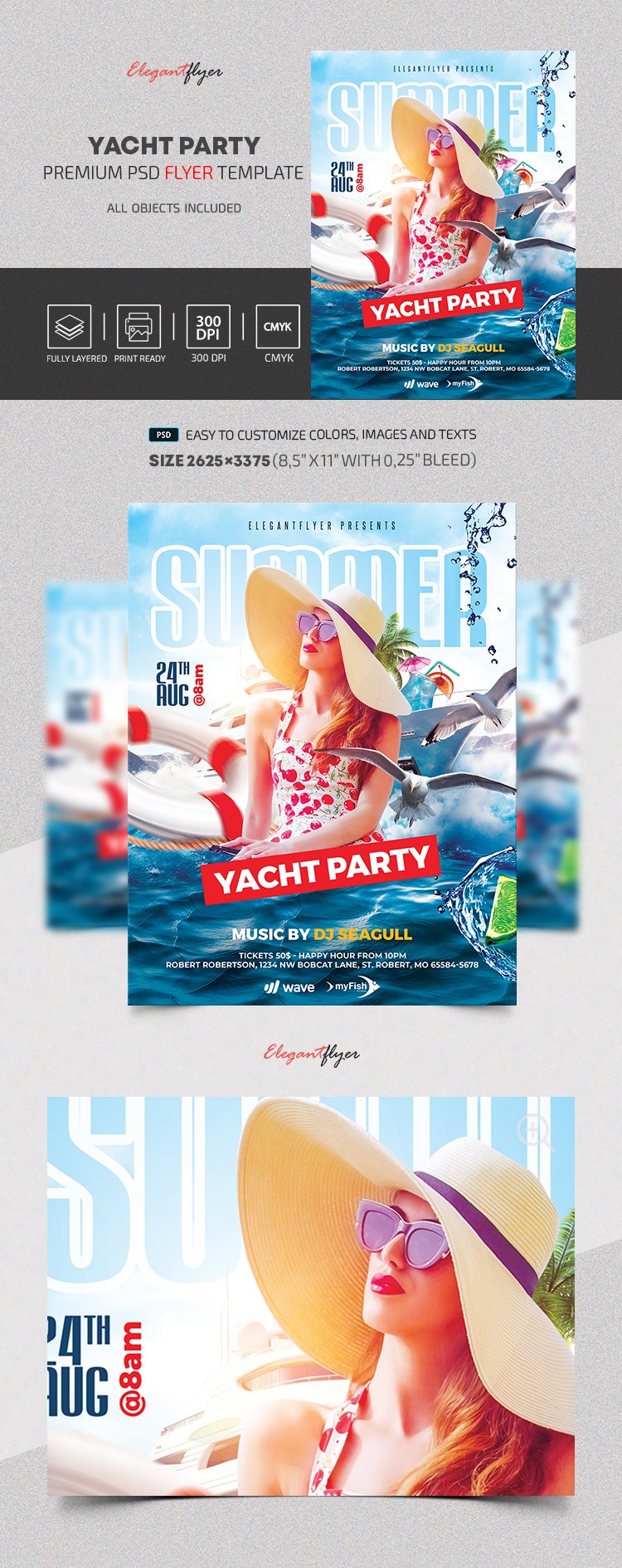 Summer Yacht Party by ElegantFlyer