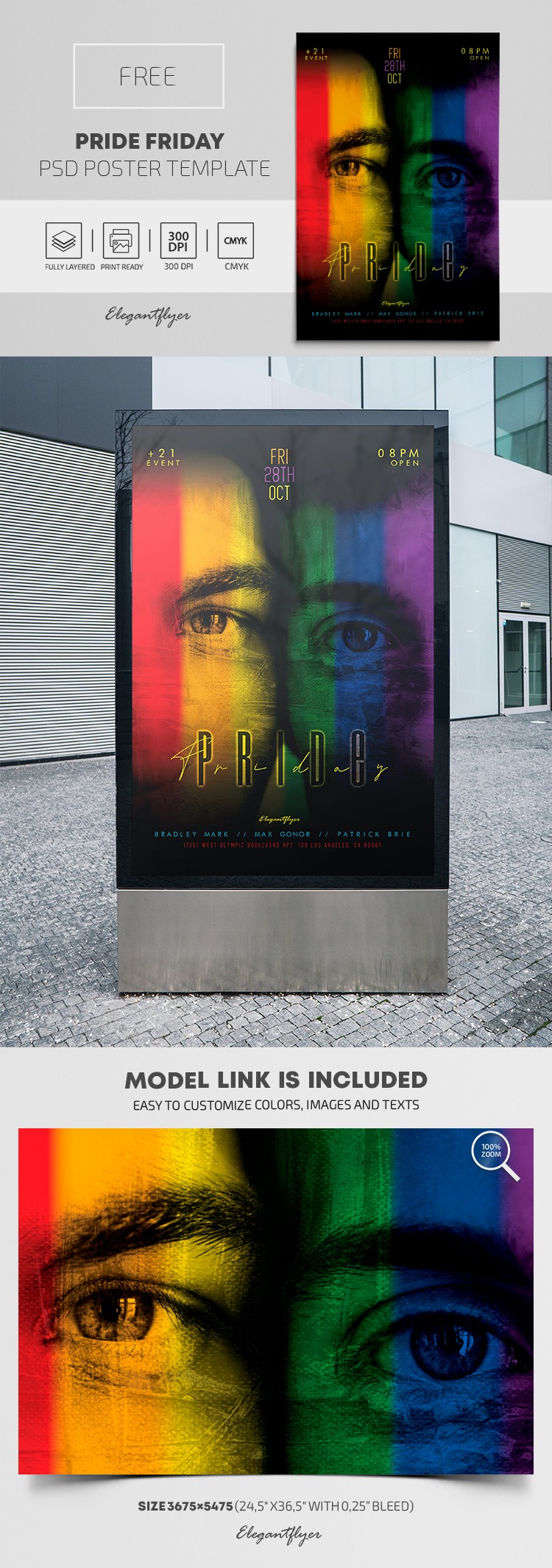 Pride Friday Poster by ElegantFlyer