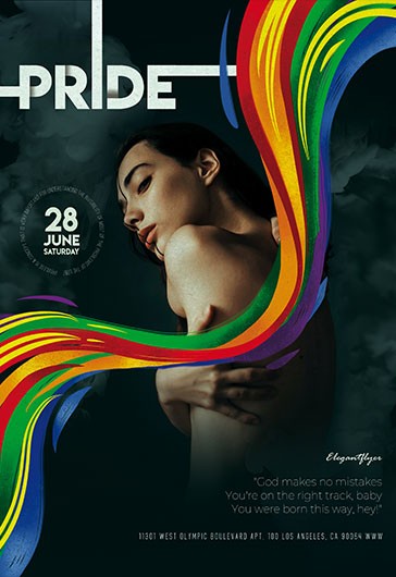 LGBT Pride Club Flyer Template