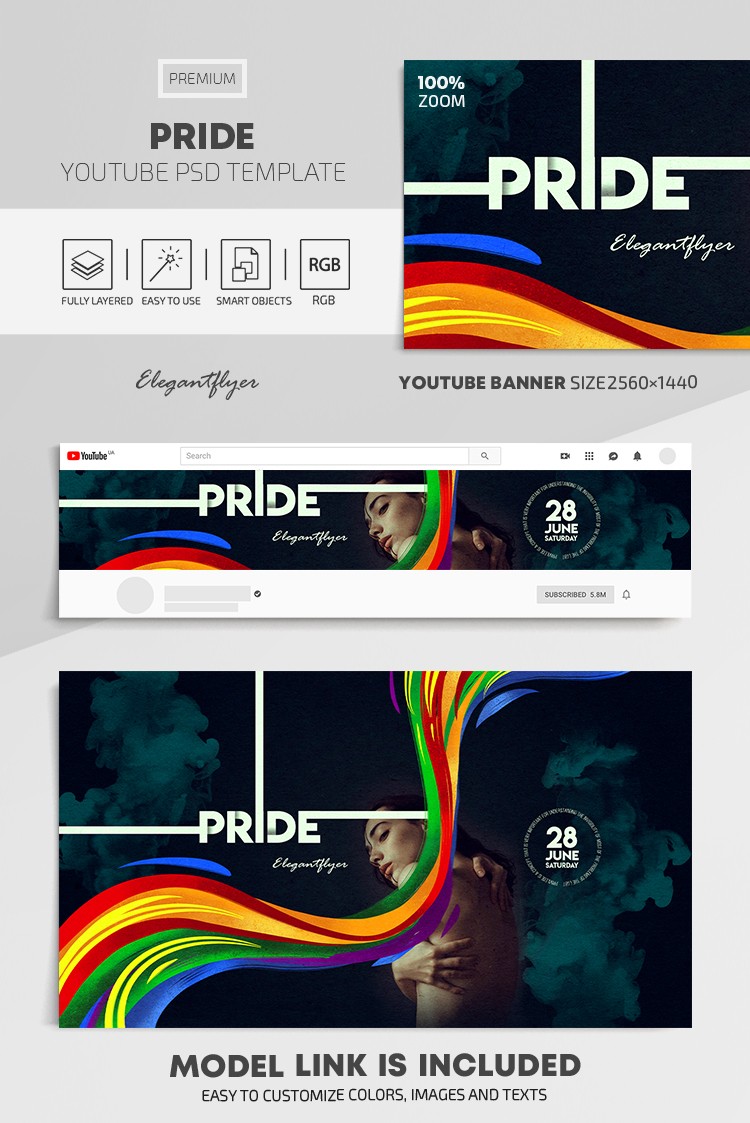 Pride Party Youtube by ElegantFlyer