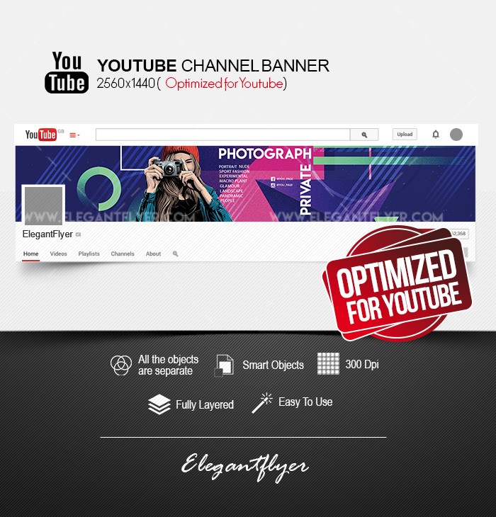 Photographie Privée Youtube by ElegantFlyer