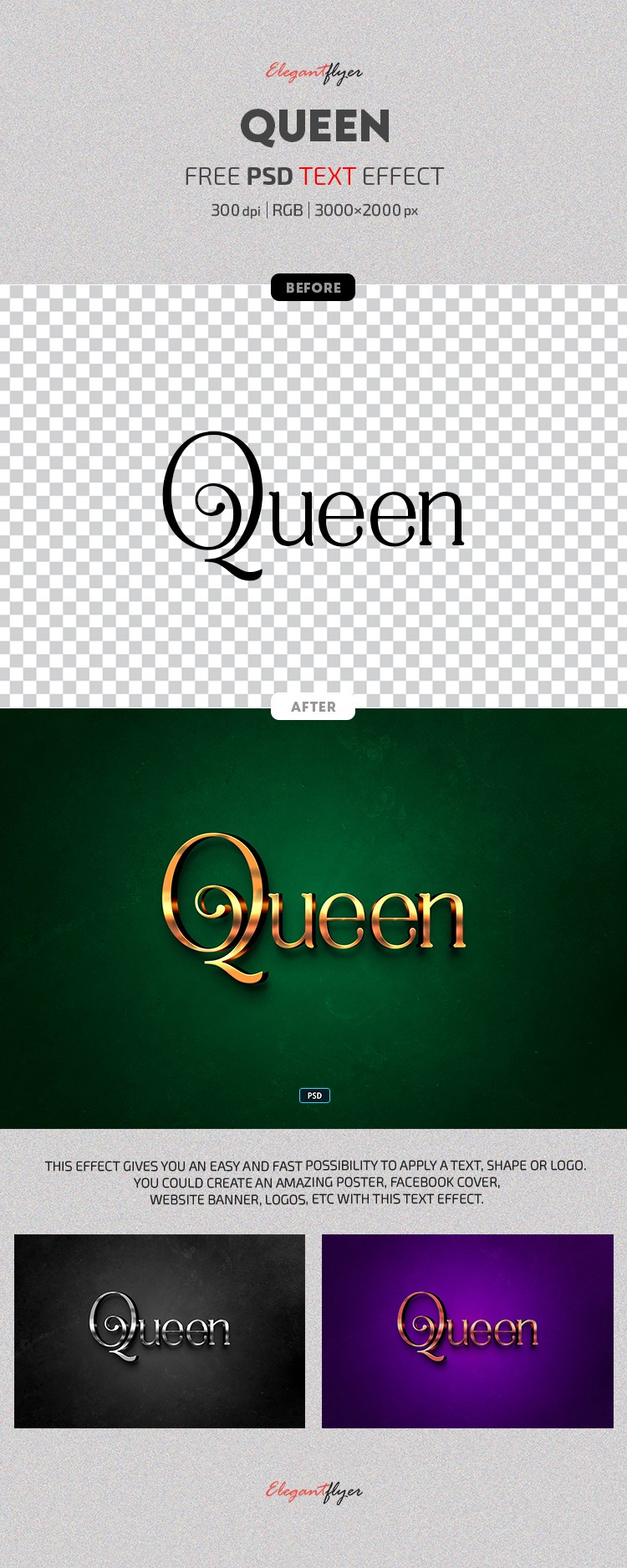 Queen Text Effect by ElegantFlyer