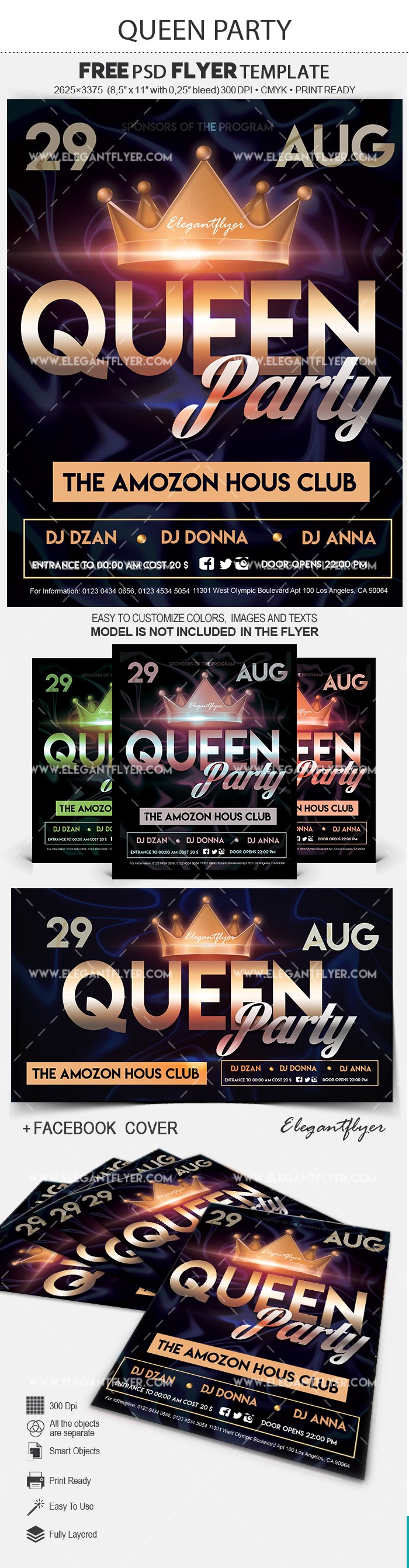 Queen Party by ElegantFlyer