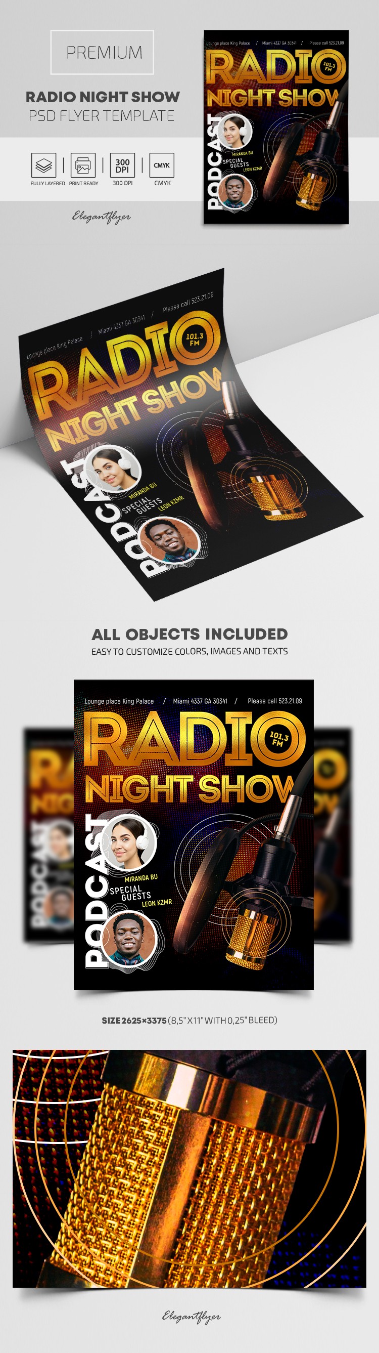 Émission de radio nocturne by ElegantFlyer