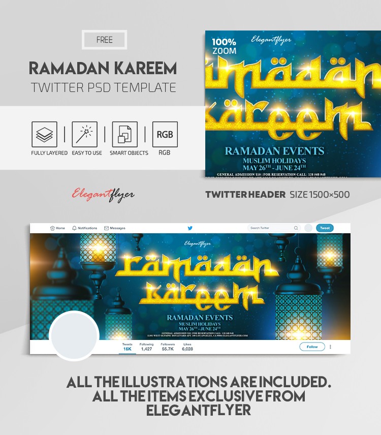 Ramadan Kareem <=> Ramadan-Segen by ElegantFlyer