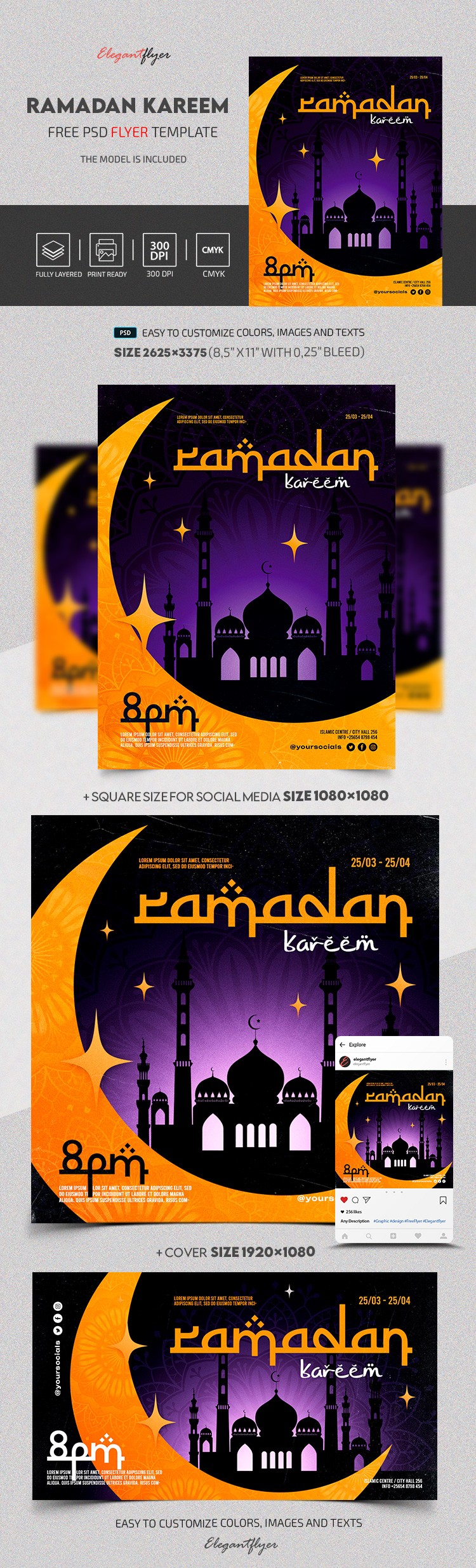 Ramadán Kareem by ElegantFlyer