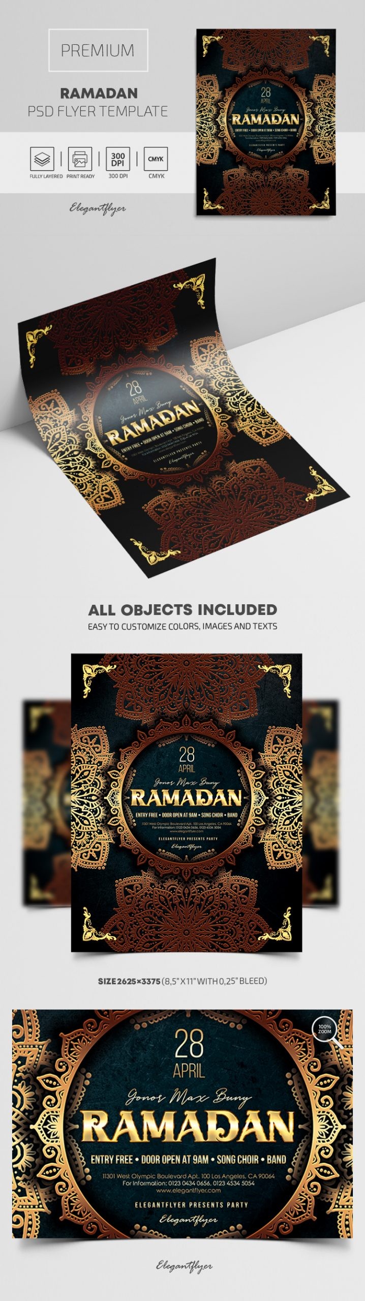 Dépliant du Ramadan by ElegantFlyer