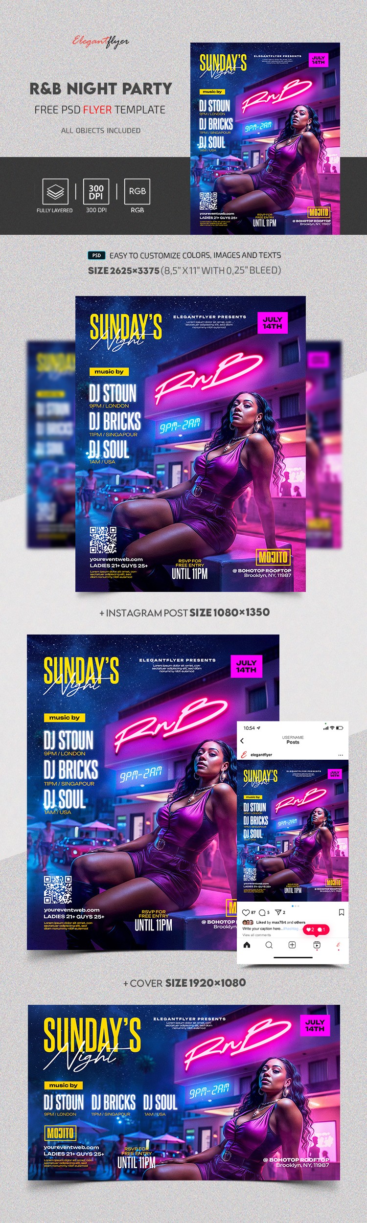 R&B Night Party by ElegantFlyer R&B Night Party by ElegantFlyer