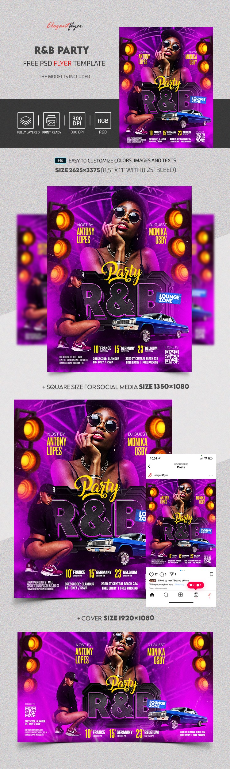 R&B Night Party by ElegantFlyer R&B Night Party by ElegantFlyer