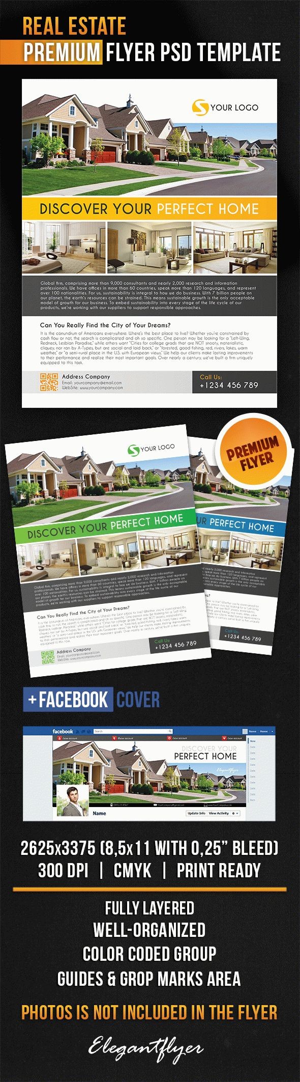 Perfect Home Real Estate by ElegantFlyer