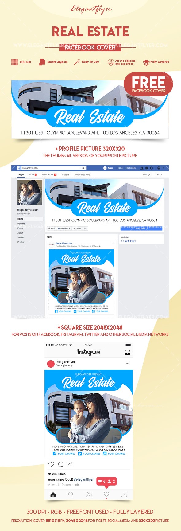 Real Estate Facebook by ElegantFlyer