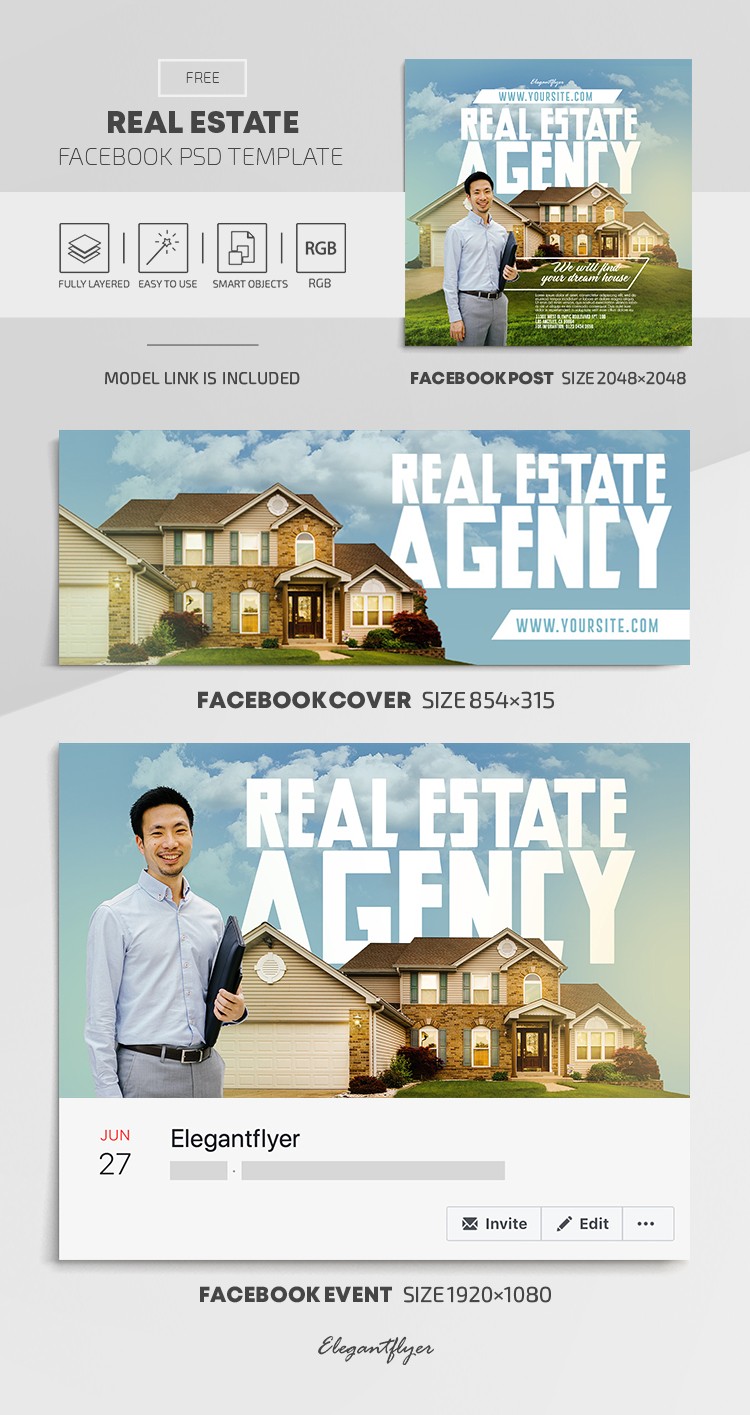 Real Estate Facebook by ElegantFlyer