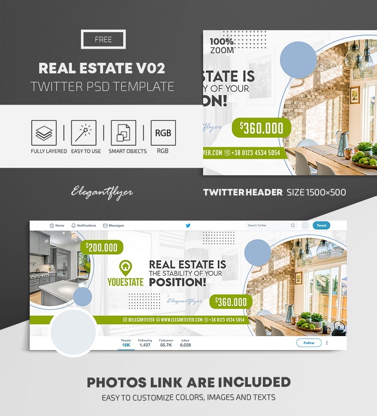 Real Estate Twitter by ElegantFlyer