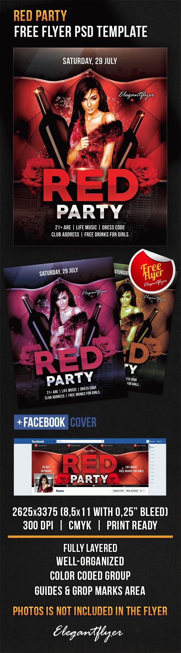 All Red Party by ElegantFlyer