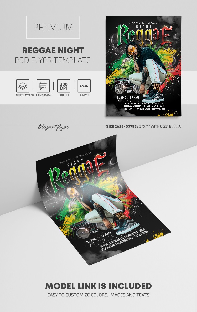 Notte di Reggae by ElegantFlyer