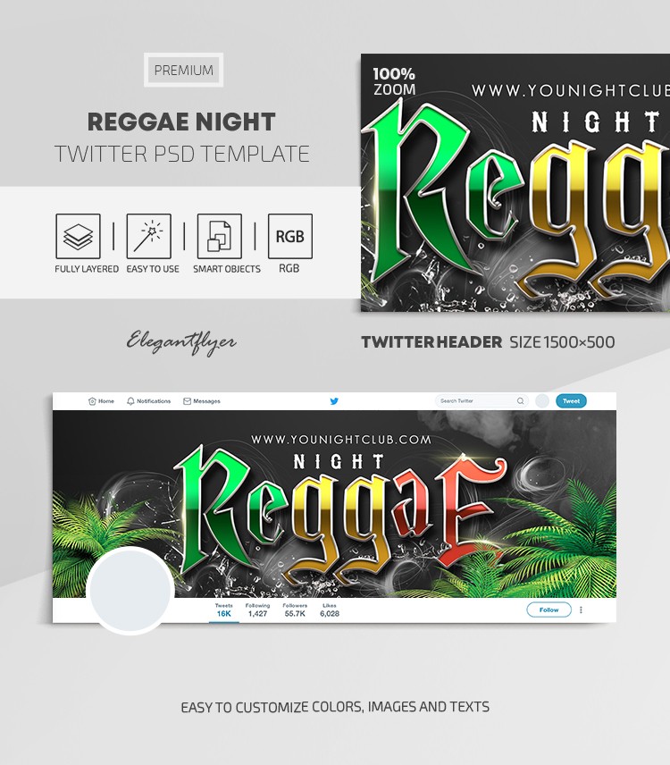 Noche de reggae by ElegantFlyer