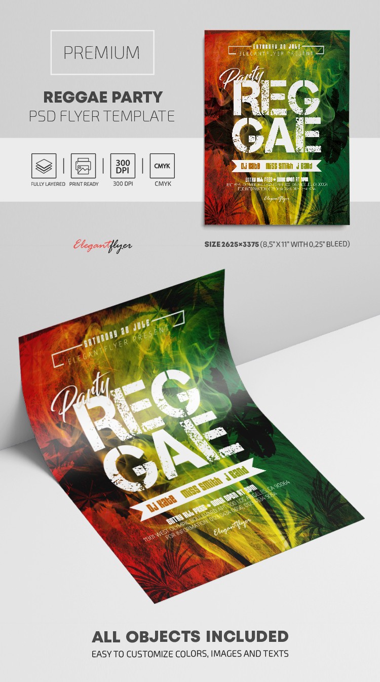 Fête de reggae by ElegantFlyer