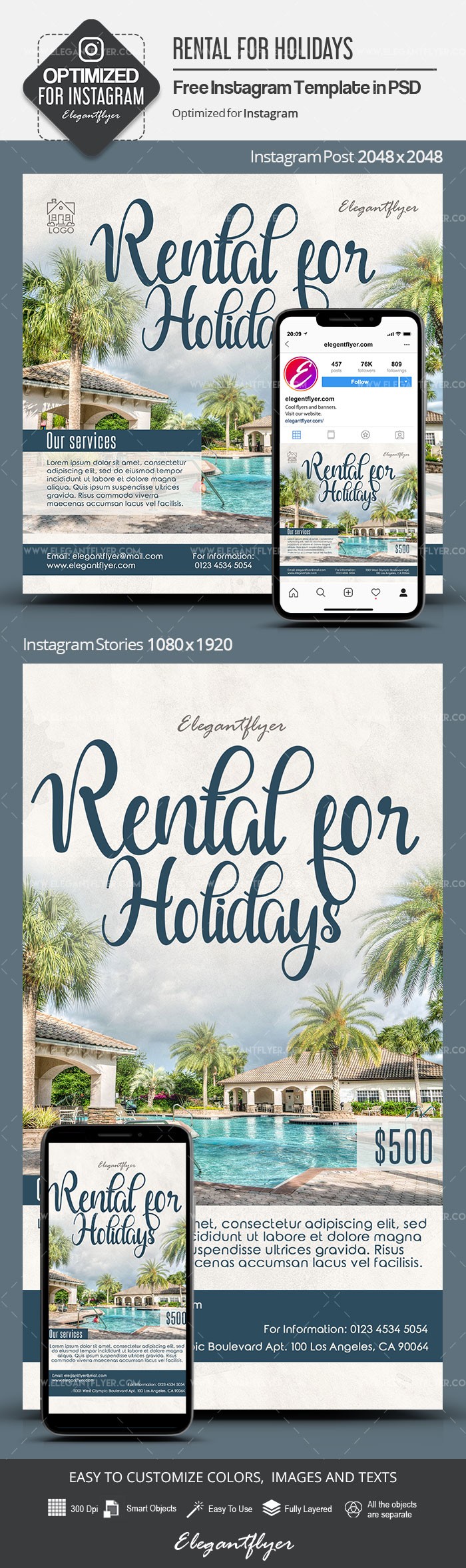 Rental for Holidays by ElegantFlyer