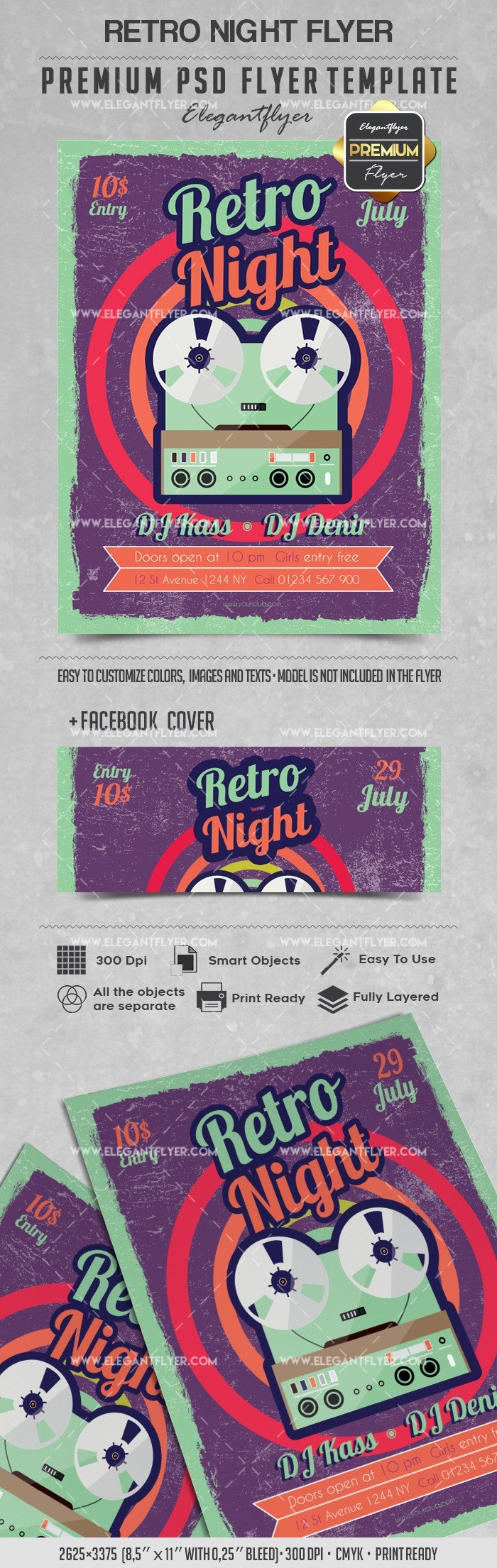 Serata retro by ElegantFlyer