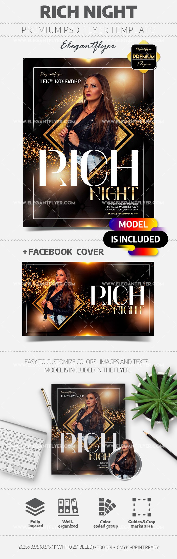 Rich Club Night Party by ElegantFlyer